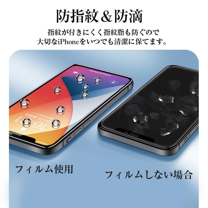 iPhone12mini 液晶保護 強化ガラスフィルム 指紋防止｜ajisuki｜04