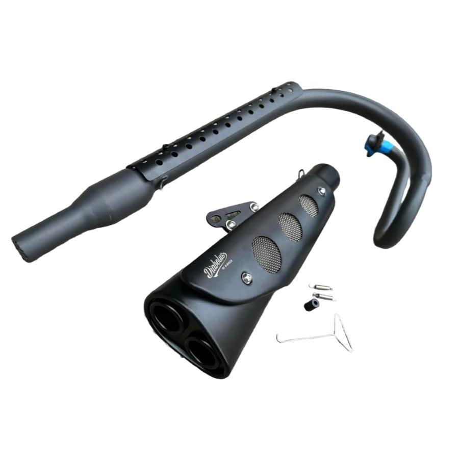 ☆正規販売店☆K-SPEED DX054 EXHAUST RETRO FULL SYSTEM FOR HONDA