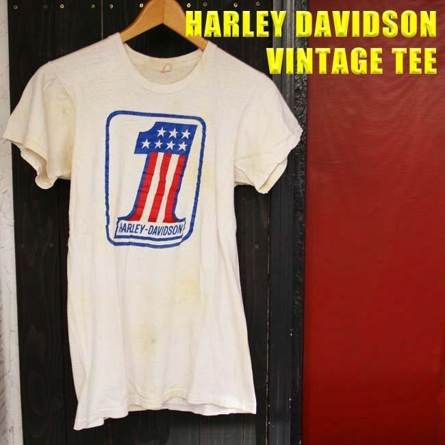 Harley Davidson ajito HARLEY DAVIDSON NO.1 TEE VINTAGE Harley Davidson ajito HARLEY DAVIDSON NO.1 TEE VINTAGE