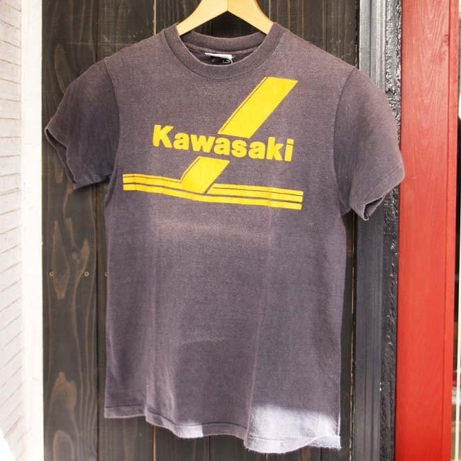 カワサキ（Kawasaki） ajito KAWASAKI Trans Am Vintage Tee