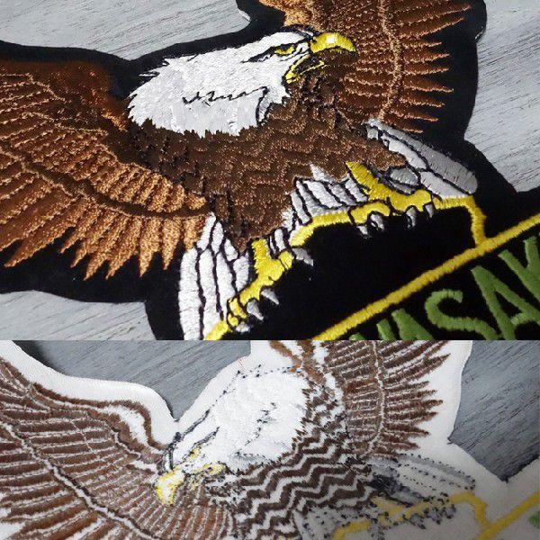 ajito KAWSAKI Eagle Patch　当時物　川崎重工　カワサキ　発動機 ビンテージ ワッペン（大）｜ajito｜02