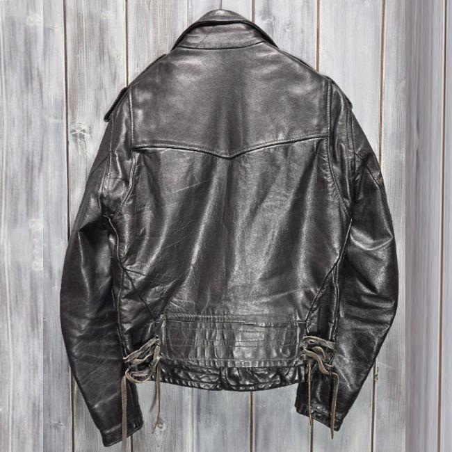 ajito J-54 1970's LEATHER FOREVER 38サイズ ビンテージダブルライダース 本革 古着 ヴィンテージ ビンテージ｜ajito｜02