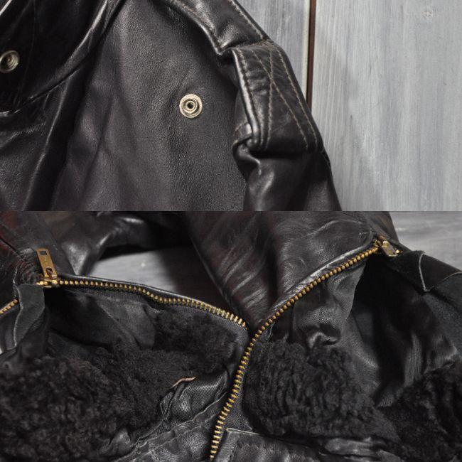 ajito J-54 1970's LEATHER FOREVER 38サイズ ビンテージダブル ajito J-54 1970's LEATHER FOREVER 38サイズ ビンテージダブル