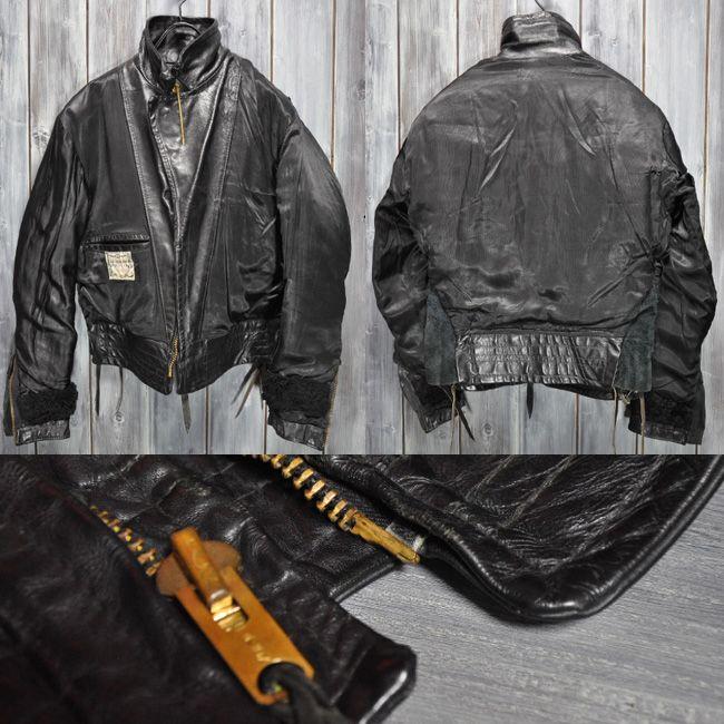 ajito J-54 1970's LEATHER FOREVER 38サイズ ビンテージダブル ajito J-54 1970's LEATHER FOREVER 38サイズ ビンテージダブル