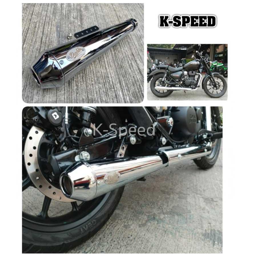 K-SPEED Diablo マフラー メテオ350用 ☆正規販売店☆K-SPEED-ME01 マフラー ROYAL ENFIELD METEOR350 : 阿路