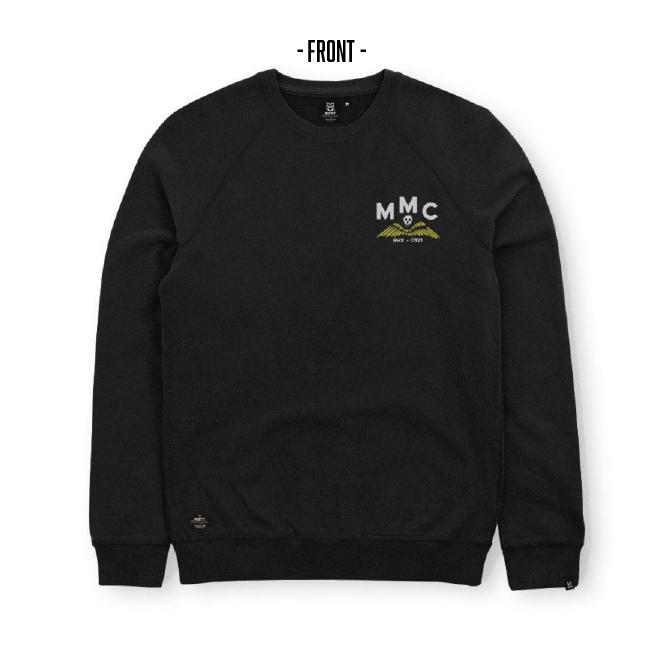 MUTT MOTORCYCLES APPAREL Mutt Speed Freaks 2020 Sweat black マット モーターサイクル アパレル  クルーネック スウェット ブラック MUS-04B |  | 01