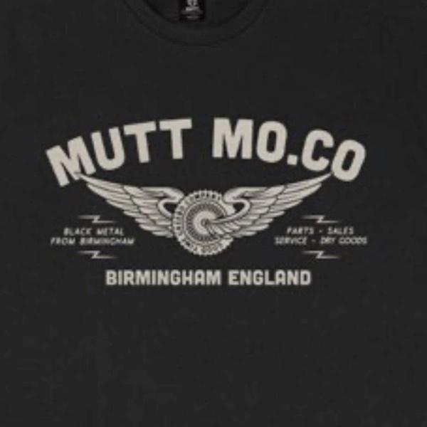 MUTT MOTORCYCLES APPAREL SALT FLAT BLK / STRIPE マットモーターサイクルズ アパレル クルーネック スウェット ブラック ストライプ MUS-08BW |  | 02