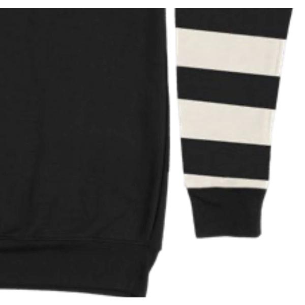MUTT MOTORCYCLES APPAREL SALT FLAT BLK / STRIPE マットモーターサイクルズ アパレル クルーネック スウェット ブラック ストライプ MUS-08BW |  | 03