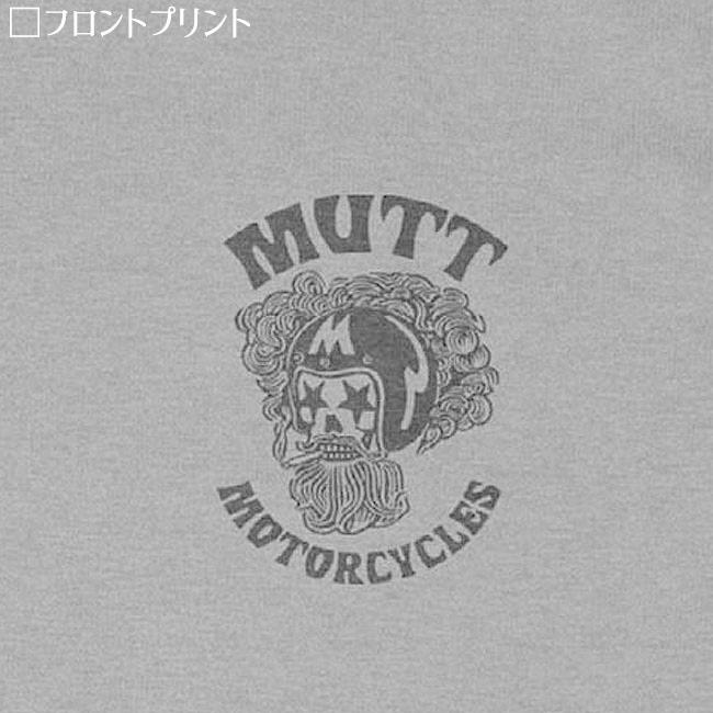 MUTT MOTORCYCLES APPAREL Mutt Hellmet T-shirt マット モーターサイクル アパレル ヘルメット スカル Tシャツ グレー MUT-01G |  | 03
