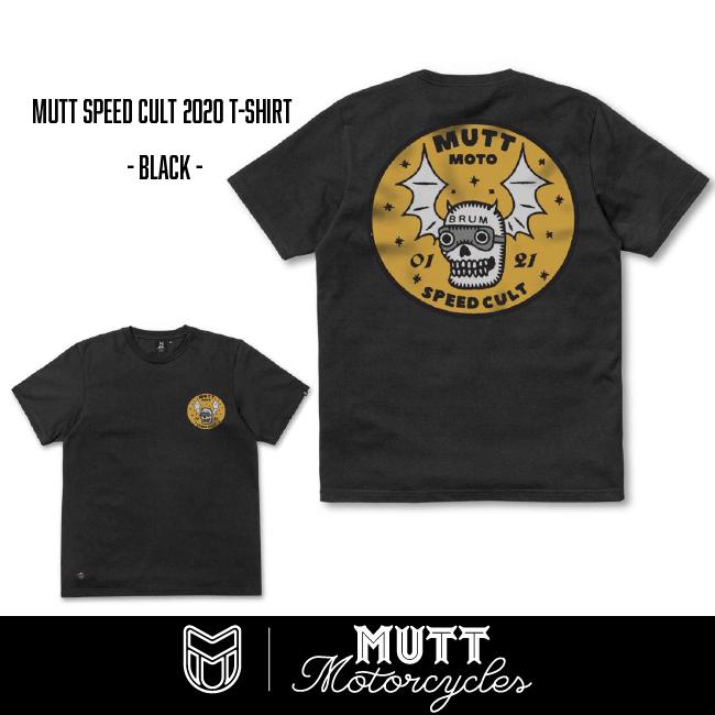 MUTT MOTORCYCLES APPAREL Mutt Speed Cult 2020 T-Shirt マット モーターサイクル アパレル Tシャツ ブラック トップス 黒 MUT-10B | 