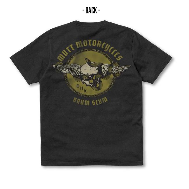 MUTT MOTORCYCLES APPAREL Mutt Brum Scum T-shirt マット モーターサイクル アパレル Tシャツ ブラック トップス 黒 MUT-11B |  | 02