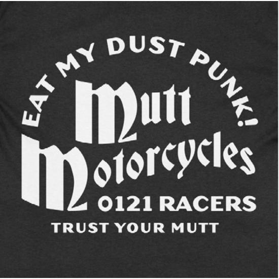 MUTT MOTORCYCLES APPAREL Mutt RACER T-shirt マット モーターサイクル アパレル Tシャツ ブラック トップス ロゴ バックプリント メンズ 黒 MUT-14B |  | 02