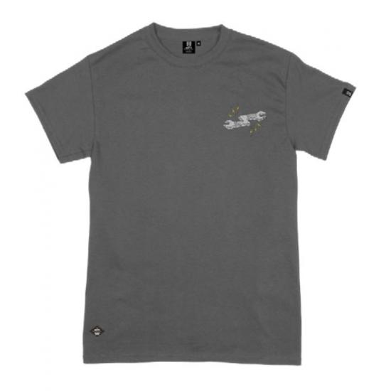 MUTT MOTORCYCLES APPAREL Mutt EAZY GREAZY T-shirt マット モーターサイクル アパレル Tシャツ グレー トップス MUT-20G | 