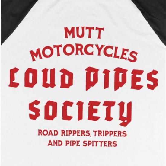 MUTT MOTORCYCLES APPAREL Mutt LOUD PIPES RAGLAN マット モーターサイクル アパレル ロンT ラグラン トップス MUT-22W |  | 02