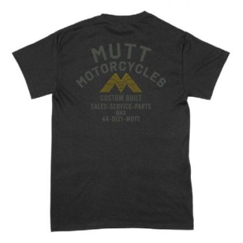 MUTT MOTORCYCLES APPAREL Mutt Shop T-Shirt マット モーターサイクル アパレル Tシャツ ブラック トップス MUT-23B | 
