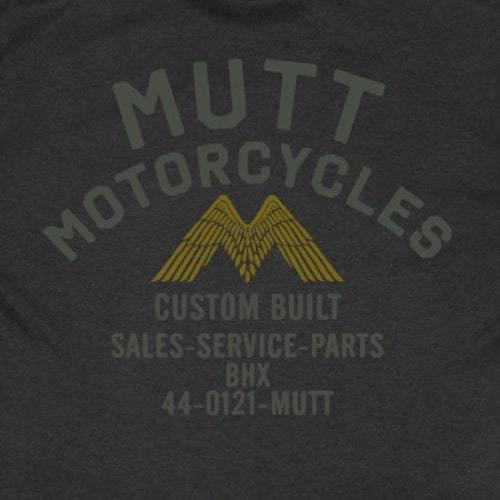 MUTT MOTORCYCLES APPAREL Mutt Shop T-Shirt マット モーターサイクル アパレル Tシャツ ブラック トップス MUT-23B |  | 02