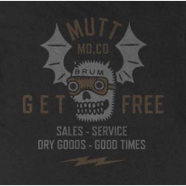 MUTT MOTORCYCLES APPAREL SPEED SKULL T-shirt マット モーターサイクル アパレル Tシャツ ブラック トップス ロゴ バックプリント メンズ 黒 MUT-26B |  | 03