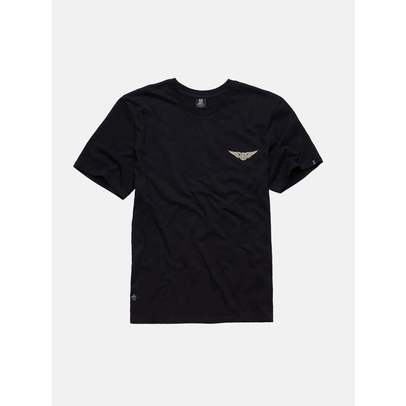 Americana JENS FACTORY バックプリントリンガーTシャツ 黒 2 Print Crew Neck T-shirt-BLACK – MINIMAL WARDROBE（ミニマル