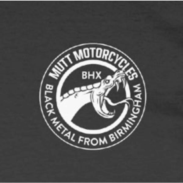 MUTT MOTORCYCLES APPAREL BLACK ADDER  マット モーターサイクル アパレル ロンT  ブラック トップス ロゴ プリント MUT-35B |  | 02