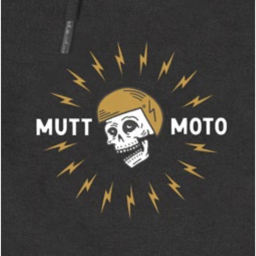 MUTT MOTORCYCLES APPAREL Mutt SKULL ZIP THRU HOOD  BLACK マット モーターサイクル アパレル  バックプリント パーカー ブラック MUZ-04B |  | 02