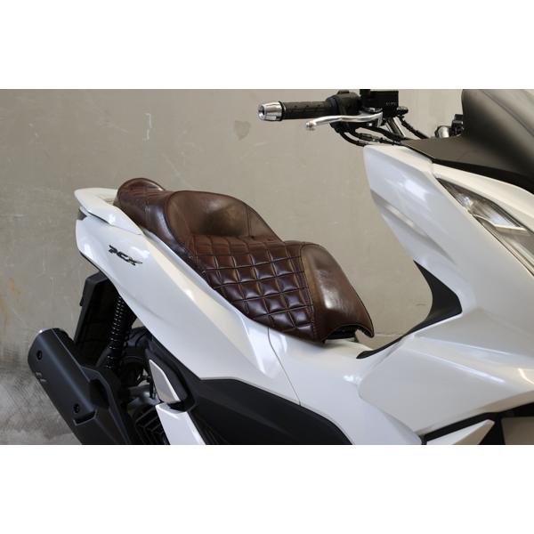 PCX-002 ZEN Helmet Inn Brown Seat メットインローダウンシート Honda PCX |  | 03