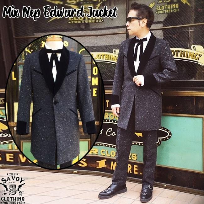 Savoy Clothing Mix Nep Edward Jacket サヴォイクロージング ミックスネップ エドワード ジャケット ロカビリー ファッション メンズ 50 S 50年代 Svy Ejk008 阿路都 通販 Yahoo ショッピング