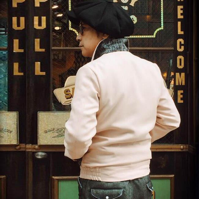 SAVOY CLOTHING Kuro-Pin Round Switch Lame Sport Jacket SAVOY CLOTHING Kuro-Pin Round Switch Lame Sport Jacket