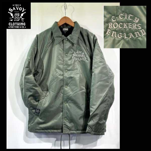 SAVOY（サボイ） SAVOY CLOTHING C.CITY Embroidery Nylon Coach