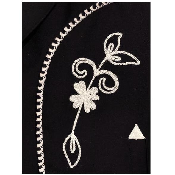 SAVOY（サボイ） SAVOY CLOTHING Flower&Leaf Embroidery Western