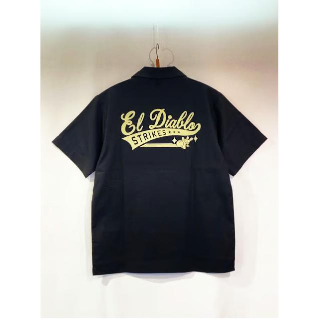 SAVOY CLOTHING El Diablo S/S T/C Open Shirts ボウリングシャツ