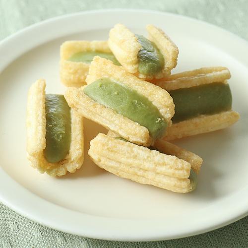 抹茶かの(お値下げはご相談下さい)　一彩15個 あんおかき 抹茶（4個x3袋） : 味とこころ - 通販 - Yahoo