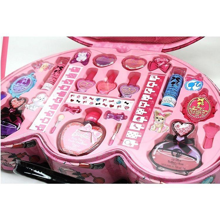 Barbie) バービー ビューティケース キッズ用 コスメ セット