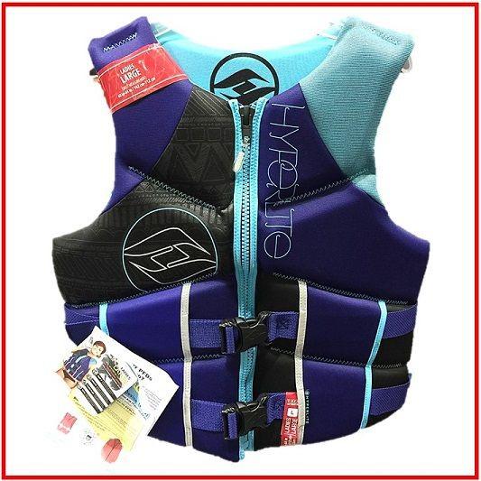 (HO SPORTS) HYPERLITE ライフジャケット LIFE JACKET (レディース) ハイパーライト 高性能ライフジャケット 素肌にも着心地の良いウエット素材 ジェット/ウェイ｜ajmart