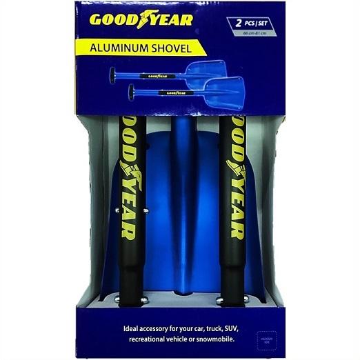 新品未使用! GOOD YEAR　アルミニウムショベル2本セット GOODYEAR グッドイヤー ショベル 2本セット アルミ製 超軽量 スノー