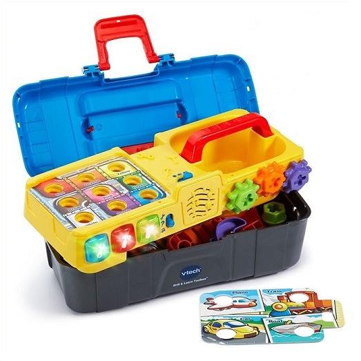 【VTECH】ドリル＆ラーニング ツールボックス Drill ＆ Learn Toolbox 工具セット/DIY/大工さん/ごっこ遊び/英語/おもちゃ/誕生日/クリスマス/プレゼント/男の子｜ajmart｜02