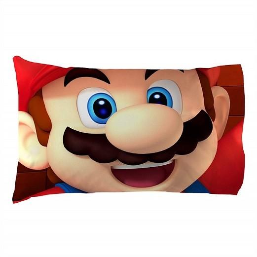 スーパーマリオ シングルベッドシーツ 3点セット フラットシーツ