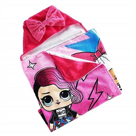 L O L Surprise Lol サプライズ フード付きタオル ラップタオル バスタオル Soft Cotton Hooded Bath Towel Wrap プール 海 女の子用 Lolサプライズ Ajマート 通販 Yahoo ショッピング