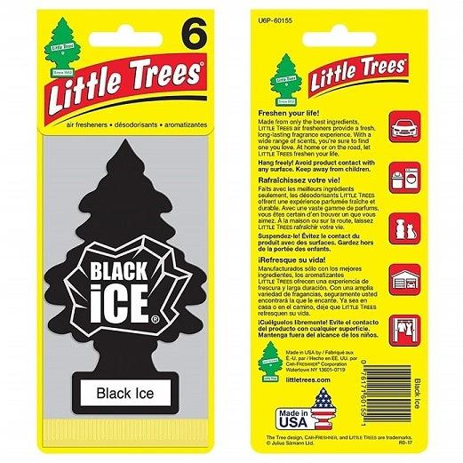 Little Trees リトルツリー】エアフレッシュナー 芳香剤 ブラック