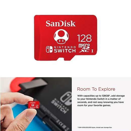 Sandisk】 ニンテンドー スイッチ 128GB microSDXC メモリー Sandisk】 ニンテンドー スイッチ 128GB microSDXC メモリー