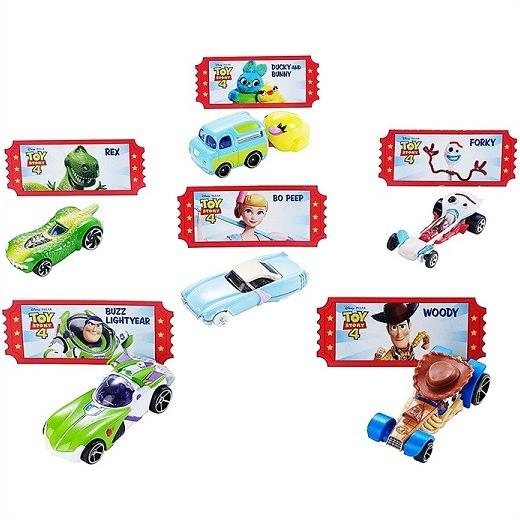 トイストーリー 4】Hot Wheels ホットウィール ミニカー 6台セット