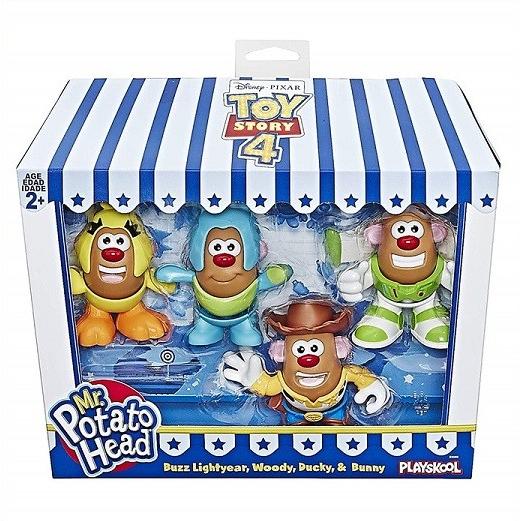 トイストーリー 4 Mr.POTATO HEAD ミスターポテトヘッド バズ/ウッディ/ダッキー/バニー 4体セットToy Story 4 Mini 4 Buzz, Woody, Ducky, Bunny ポテトパック｜ajmart｜02