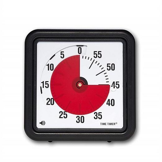 Time Timer 】タイムタイマー 19cm マグネット付き ブラック
