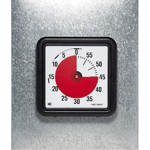 Time Timer 】タイムタイマー 19cm マグネット付き ブラック