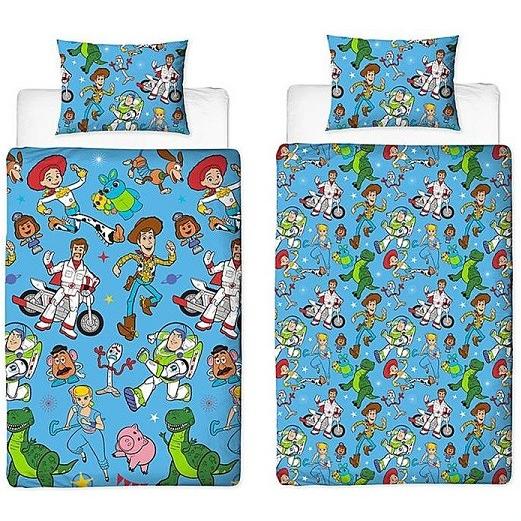 Toy Story 4/トイストーリー4 シングルベッドカバー ブルー