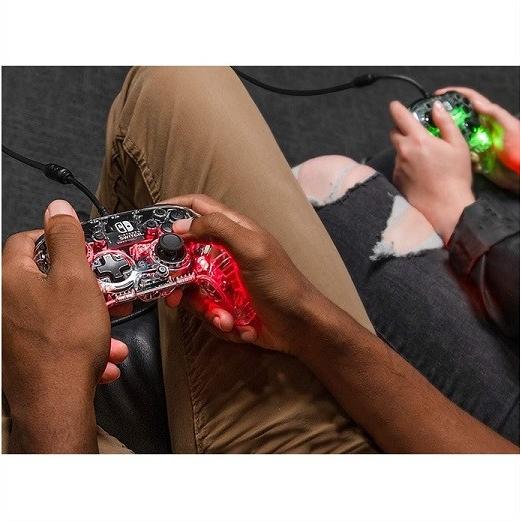 Nintendo SWITCH】 ニンテンドー スイッチ 光る！コントローラー (有線