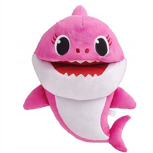 Pinkfong】ベビーシャーク 歌う ぬいぐるみ♪ マミーシャーク ママ