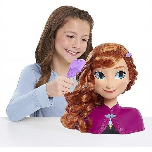 Disney ディズニー フローズン アナと雪の女王 アナ スタイリングヘッド ヘアメイク ヘアアレンジ フィギュア 人形 髪遊び 子供用 女の子用 おもちゃ Ajマート 通販 Yahoo ショッピング