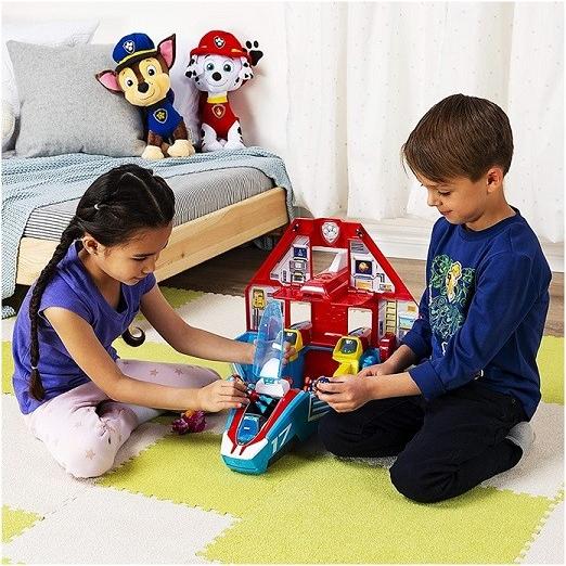 【日本未発売】パウパト マイティジェット コマンドセンター 動作確認済 Amazon.co.jp: パウパトロール おもちゃ 変身 基地 スーパーパウズ