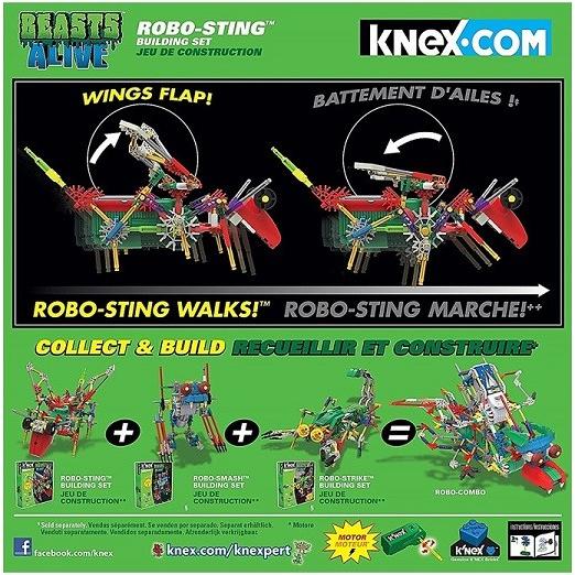 K'NEX/ケネックス】 ビーストアライブ ロボ スティング ビルディング