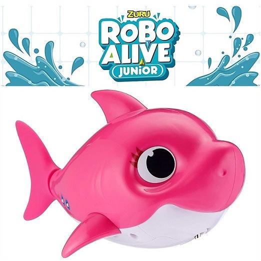 ZURU】 ベビーシャーク マミー お風呂のおもちゃ ピンク/Robo Alive